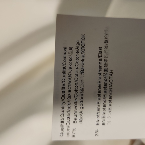 Preloved Hugo Boss color block white and navy sleeveless dress US 4 - Picture 5 of 5